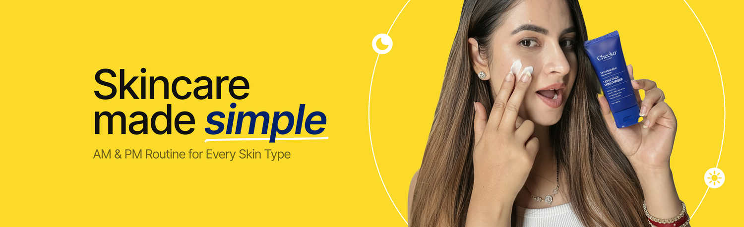 Checko Facecare - Basics. Always. collection banner