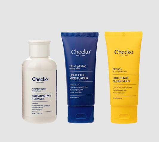 CMS Combo  (Cleanser + Moisturiser + Sunscreen)