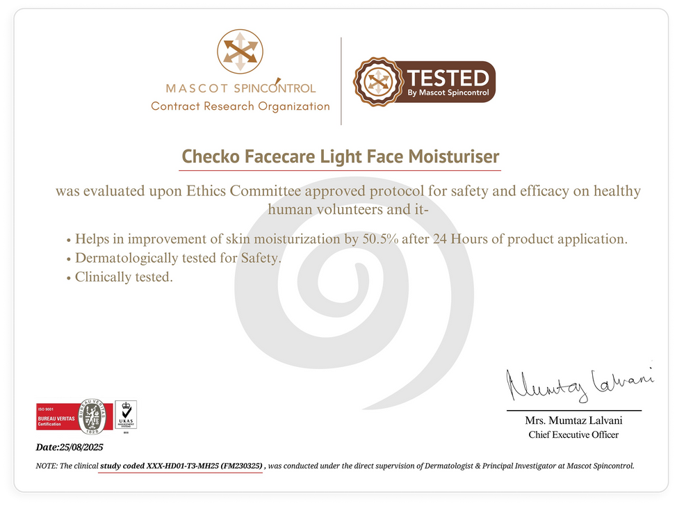 Dermatologically Tested for Safety